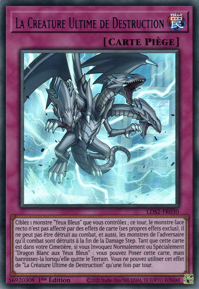 La Créature Ultime de Destruction : LDS2-FR030 UR (Bleu)