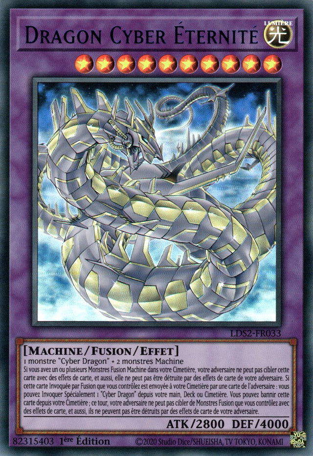 Dragon Cyber Éternité : LDS2-FR033 UR (Bleu)