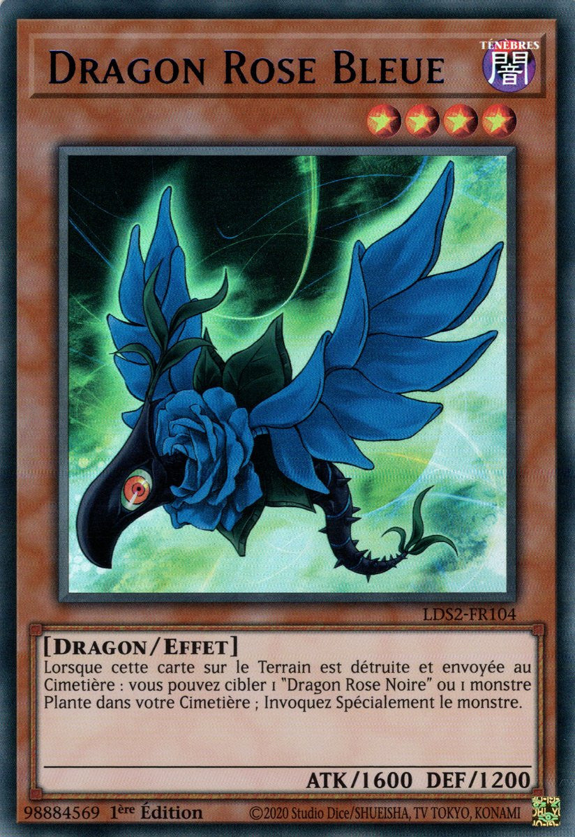 Dragon Rose Bleue : LDS2-FR104 UR (Bleu)