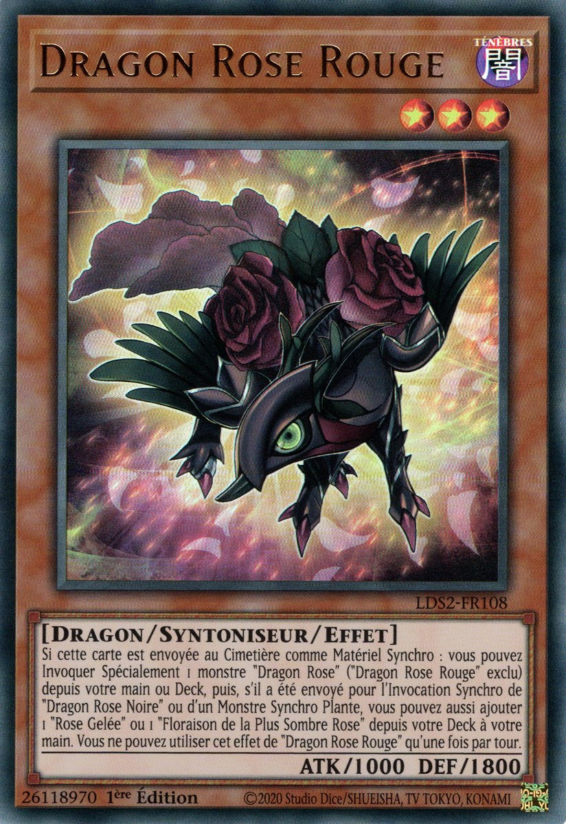 Dragon Rose Rouge : LDS2-FR108 UR (Doré)
