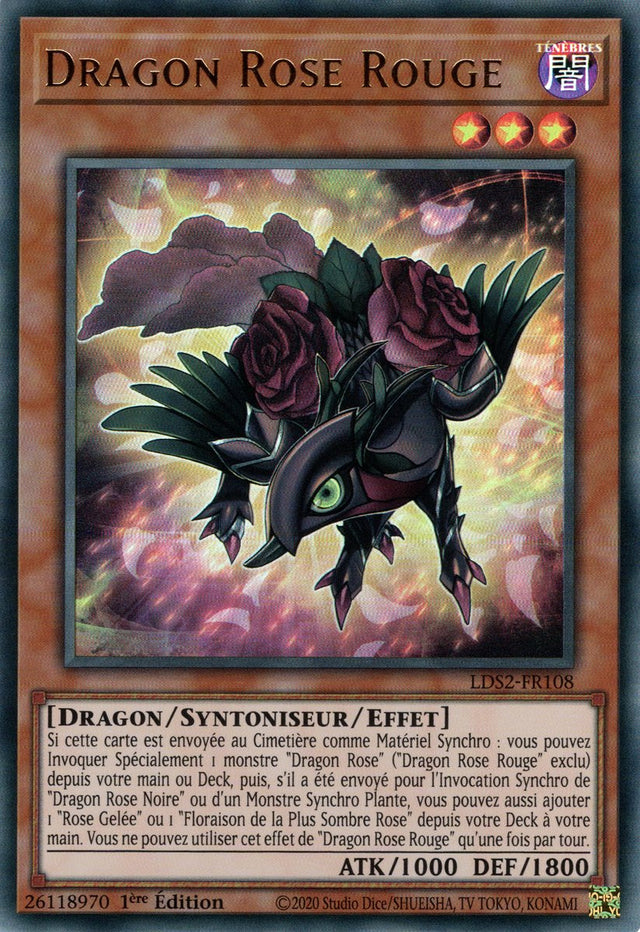 Dragon Rose Rouge : LDS2-FR108 UR (Doré)