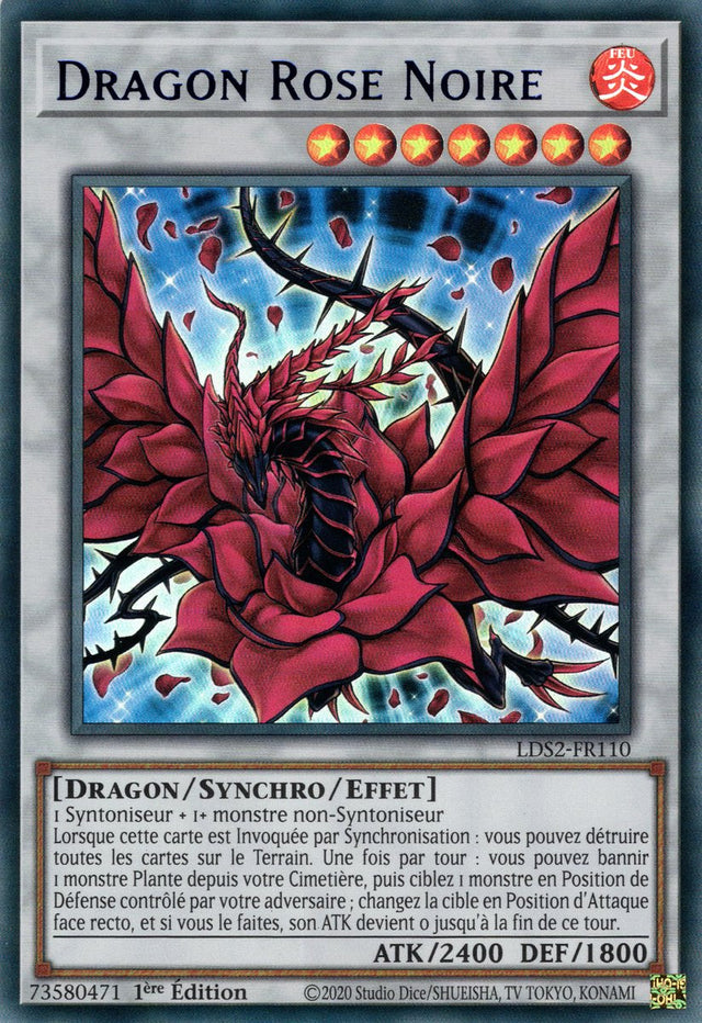 Dragon Rose Noire : LDS2-FR110 UR (Bleu)