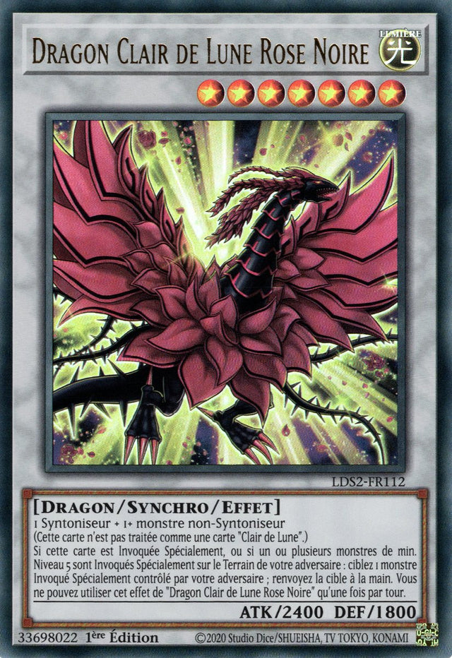 Dragon Clair de Lune Rose Noire : LDS2-FR112 UR (Doré)