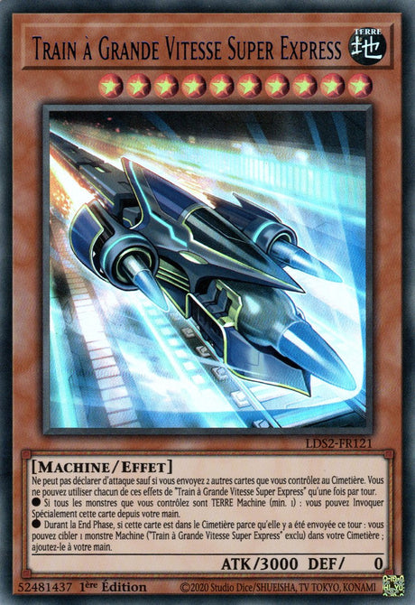 Train à Grande Vitesse Super Express : LDS2-FR121 UR (Bleu)
