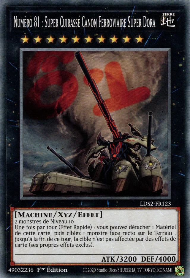 Numéro 81 : Super Cuirassé Canon Ferroviaire Super Dora : LDS2-FR123 C