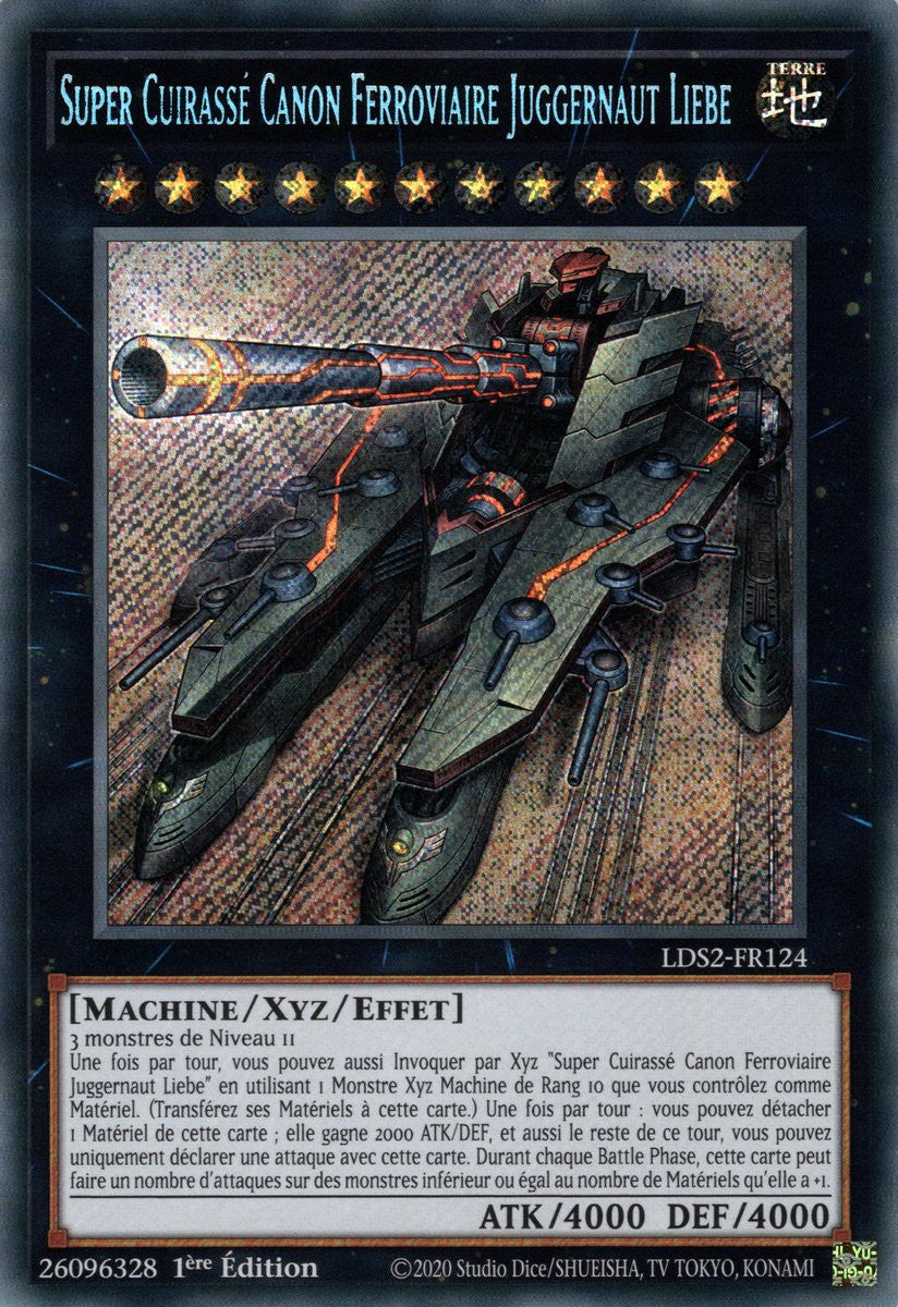 Super Cuirassé Canon Ferroviaire Juggernaut Liebe : LDS2-FR124 SE