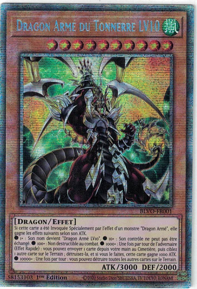 Dragon Armé du Tonnerre LV10 : BLVO-FR001 *Starlight Rare*