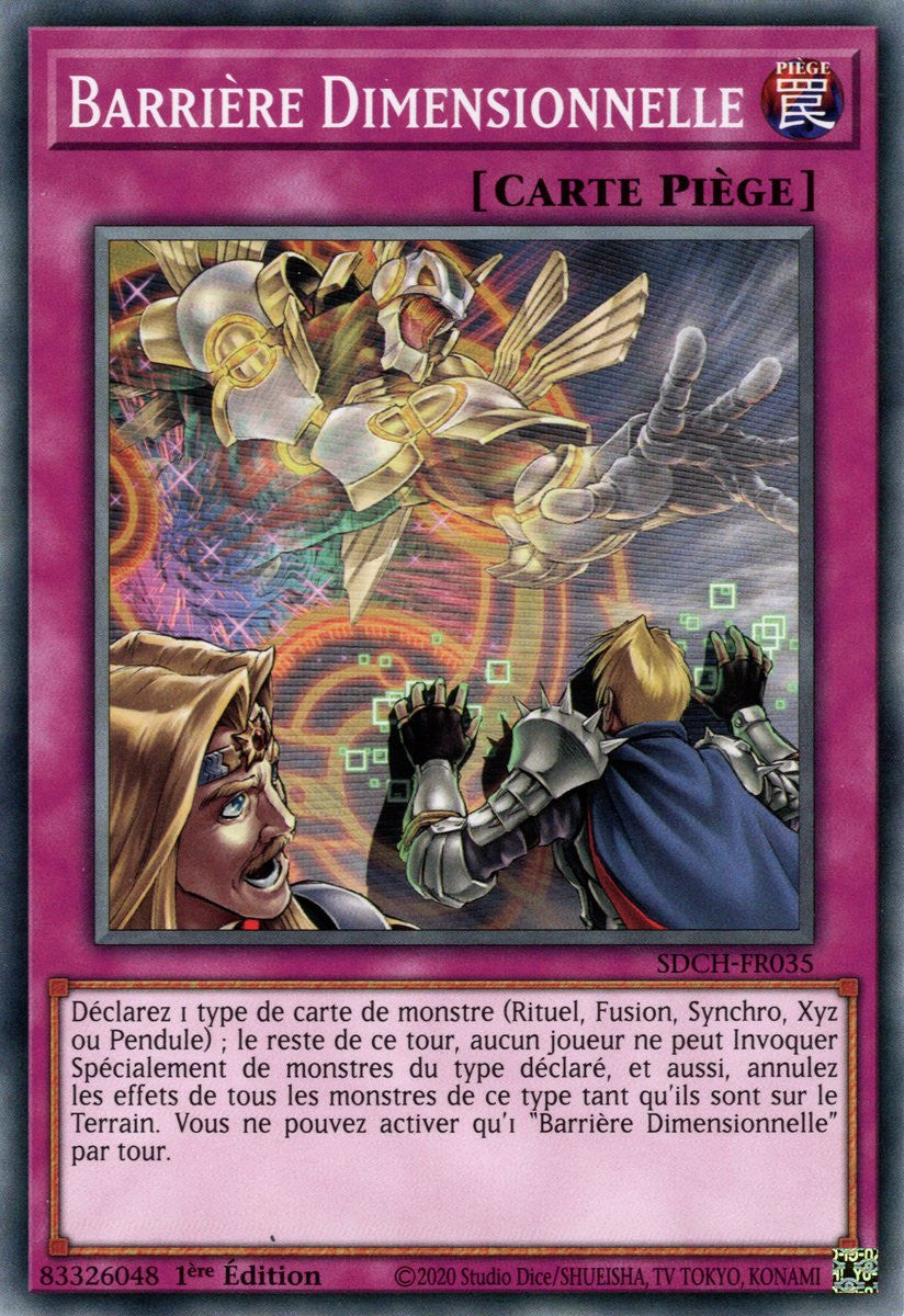 Barrière Dimensionnelle : SDCH-FR035 C