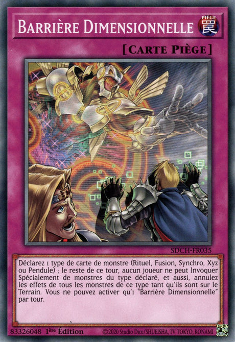 Barrière Dimensionnelle : SDCH-FR035 C