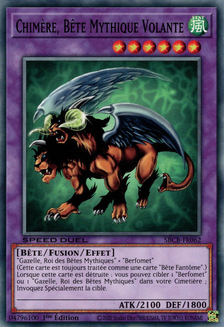 Chimère, Bête Mythique Volante : SBCB-FR062 C