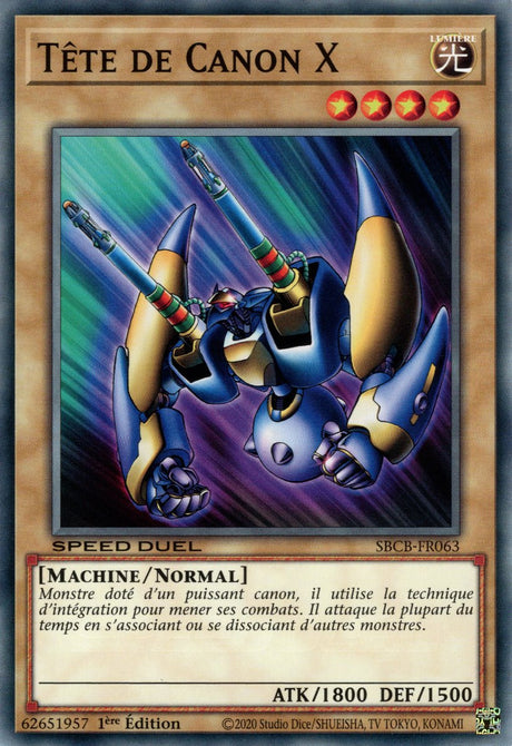Tête de Canon X : SBCB-FR063 C