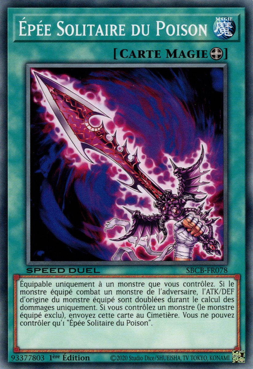 Épée Solitaire du Poison : SBCB-FR078 C