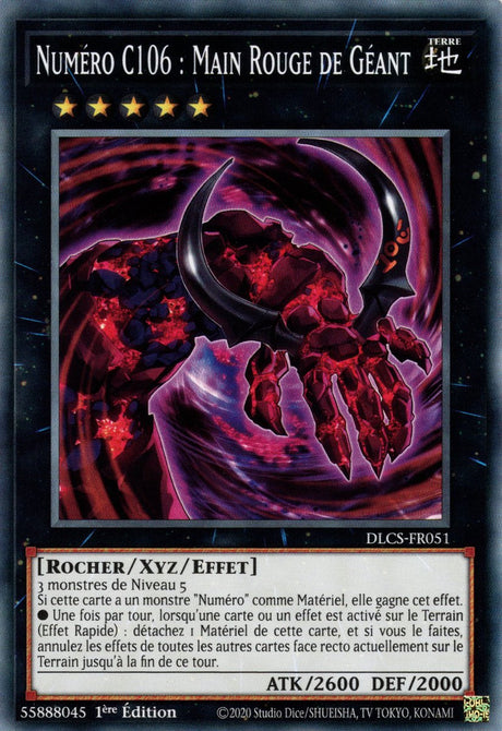DLCS-FR051 Numéro C106 : Main Rouge de Géant