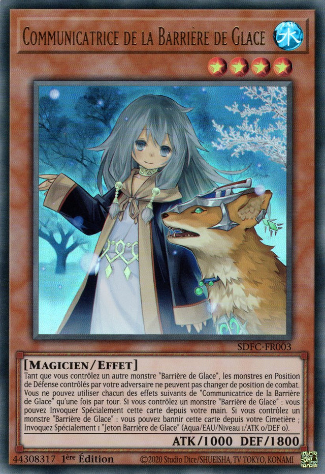 Communicatrice de la Barrière de Glace : SDFC-FR003 C