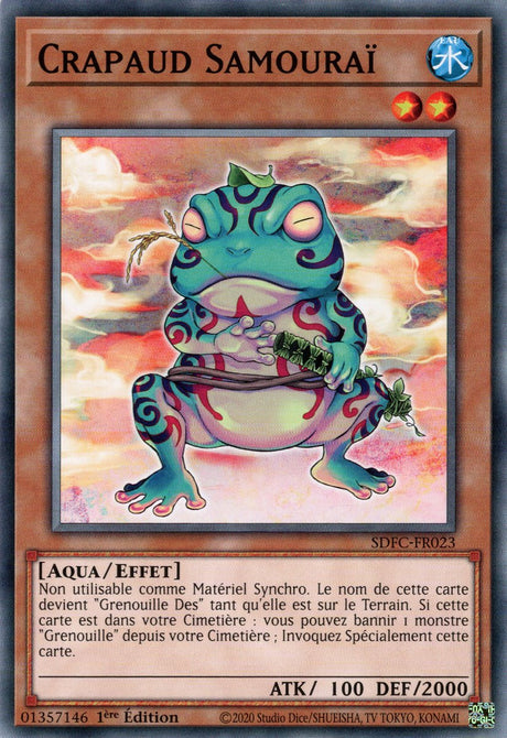 Crapaud Samouraï : SDFC-FR023 C