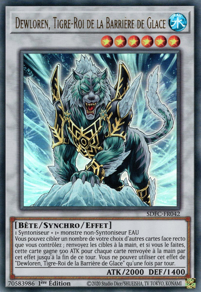Dewloren, Tigre-Roi de la Barrière de Glace : SDFC-FR042 UR