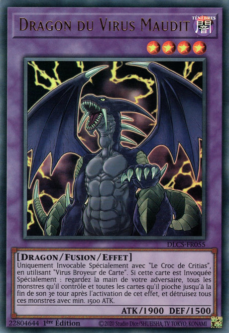 DLCS-FR055 Dragon du Virus Maudit (Doré)