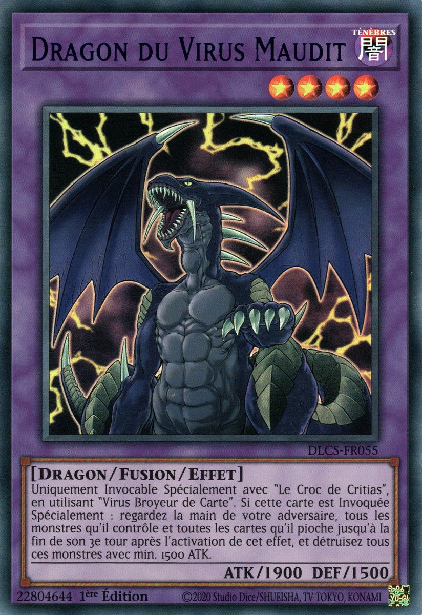 DLCS-FR055 Dragon du Virus Maudit (Bleu)