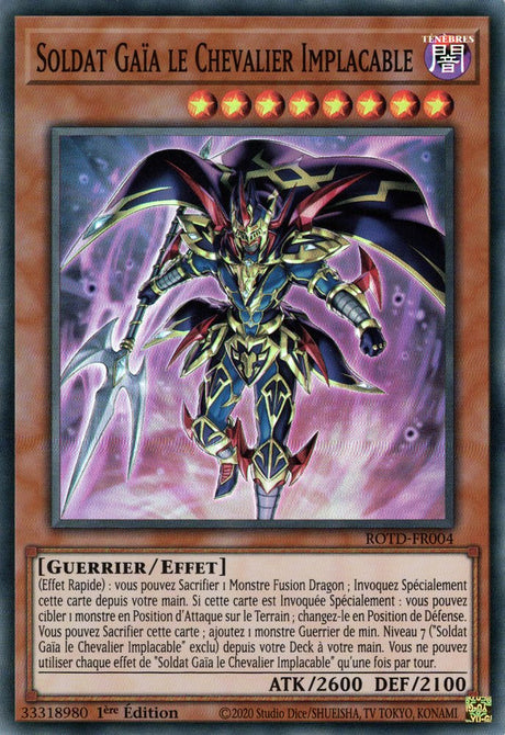 Soldat Gaïa le Chevalier Implacable ROTD-FR004 SR