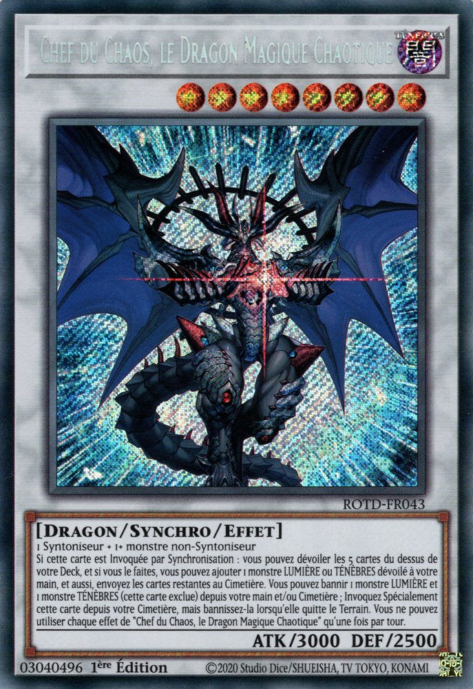 Chef du Chaos, le Dragon Magique Chaotique ROTD-FR043 SE