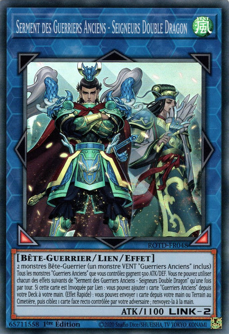 Serment des Guerriers Anciens - Seigneurs Double Dragon ROTD-FR048 SR