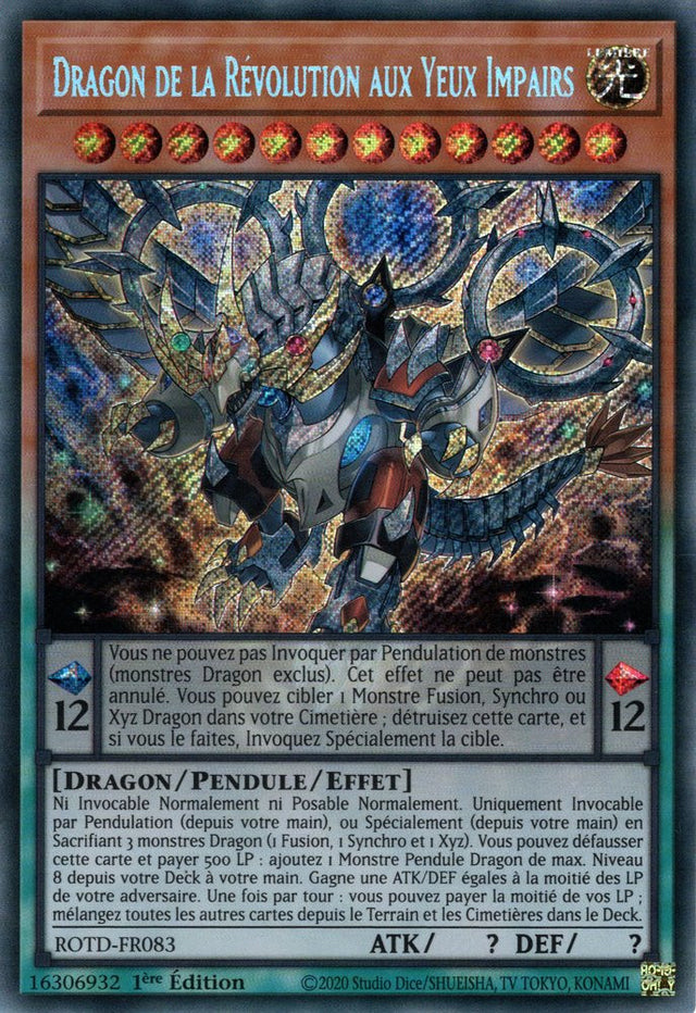Dragon de la Révolution aux Yeux Impairs ROTD-FR083 SE