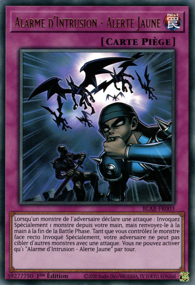 Alarme d'Intrusion - Alerte Jaune : BLAR-FR003 UR