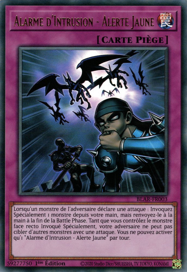 Alarme d'Intrusion - Alerte Jaune : BLAR-FR003 UR