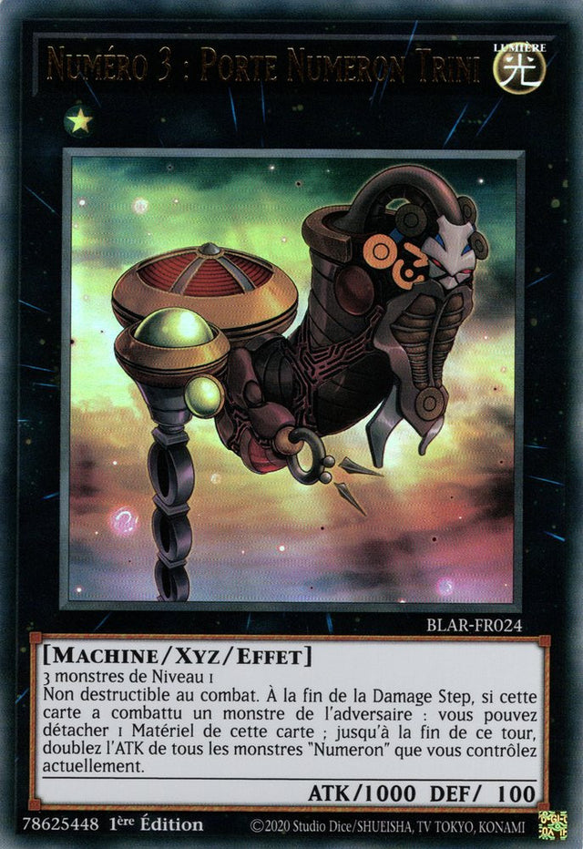 Numéro 3 : Porte Numeron Trini : BLAR-FR024 UR