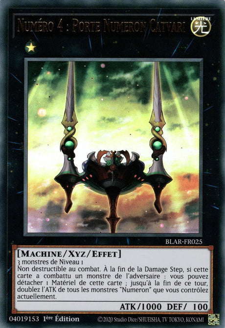 Numéro 4 : Porte Numeron Catvari : BLAR-FR025 UR