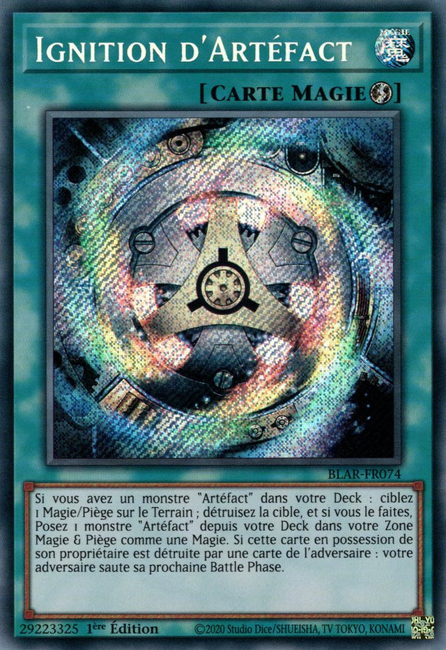 Ignition d'Artéfact : BLAR-FR074 SE
