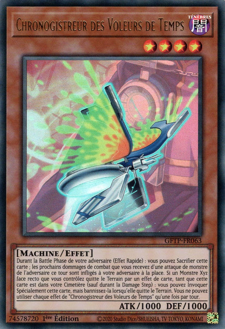 Chronogistreur des Voleurs de Temps : GFTP-FR063 UR