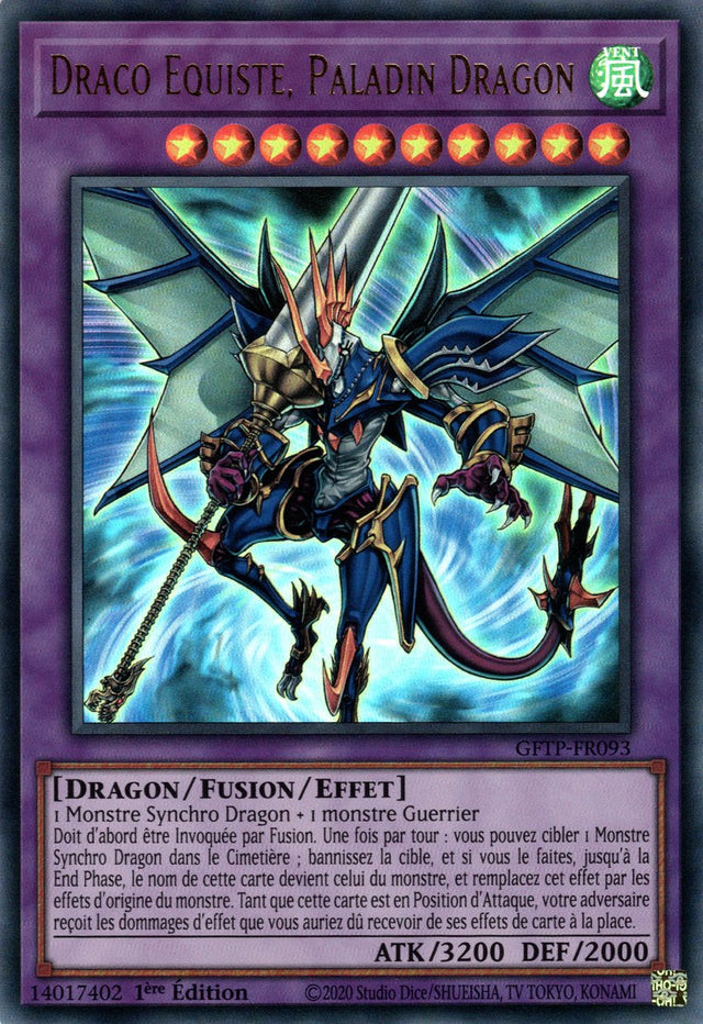 Draco Equiste, Paladin Dragon : GFTP-FR093 UR