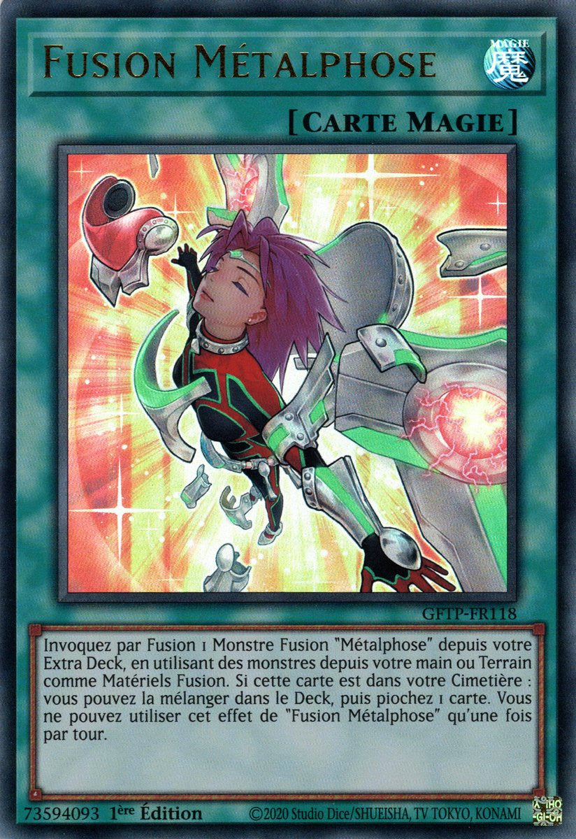 Fusion Métalphose : GFTP-FR118 UR