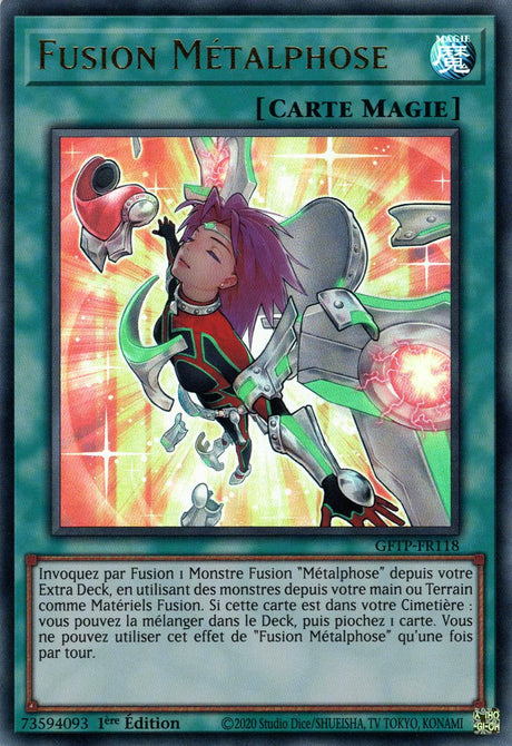 Fusion Métalphose : GFTP-FR118 UR