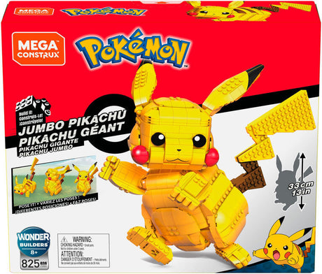 Mega Construx Pikachu Jumbo Géant - Pokémon / Mattel