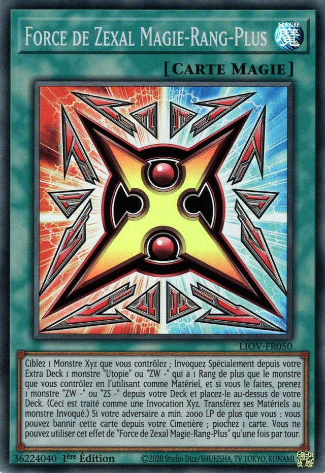 Force de Zexal Magie-Rang-Plus : LIOV-FR050 SR