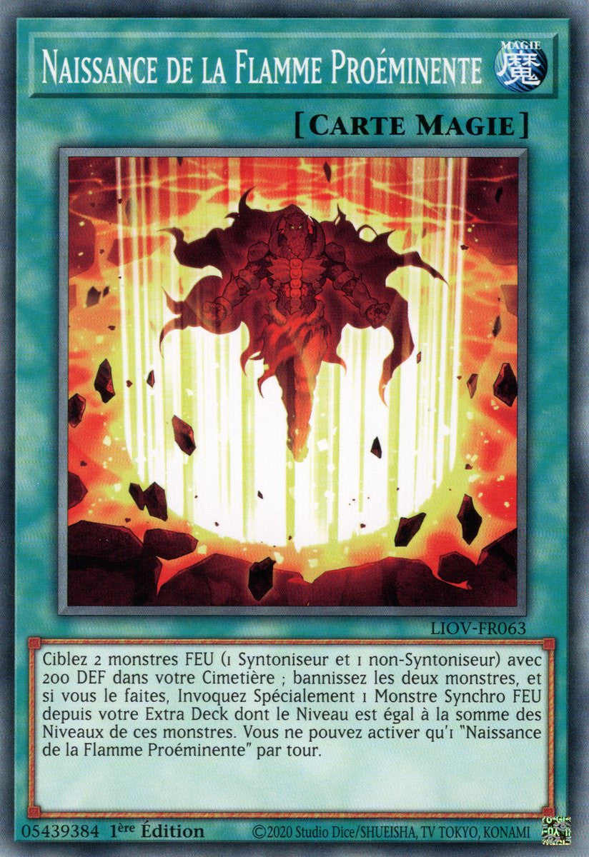 Naissance de la Flamme Proéminente : LIOV-FR063 C