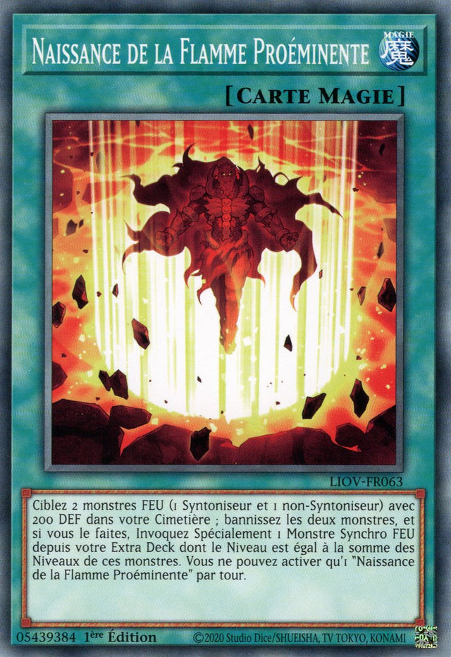 Naissance de la Flamme Proéminente : LIOV-FR063 C