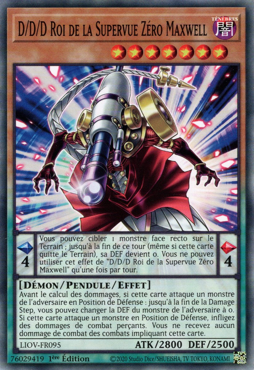 D/D/D Roi de la Supervue Zéro Maxwell : LIOV-FR095 C