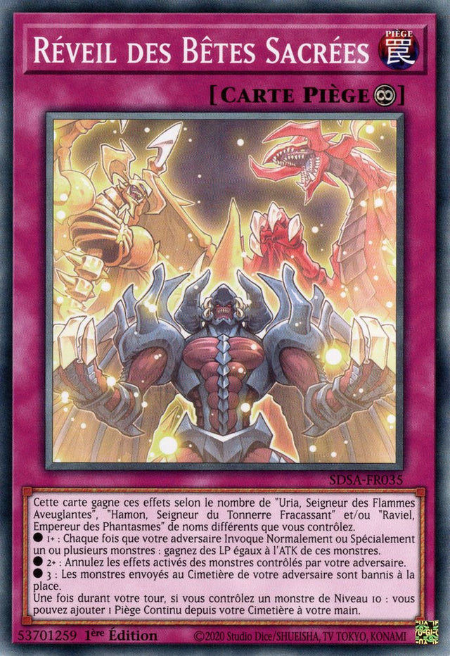 Réveil des Bêtes Sacrées : SDSA-FR035 C