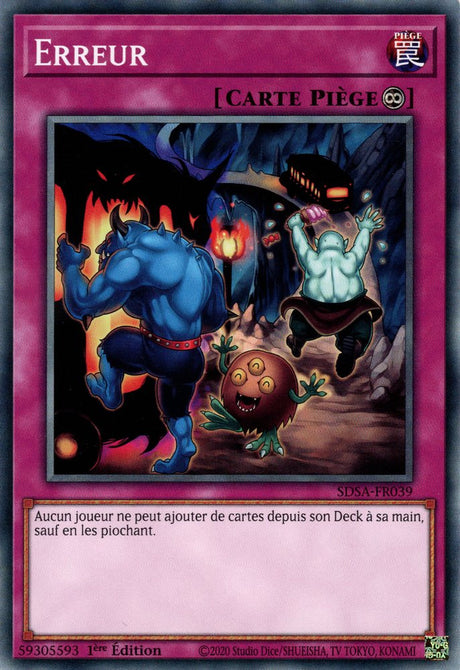 Erreur : SDSA-FR039 C