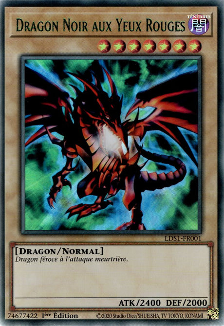 Dragon Noir aux Yeux Rouges : LDS1-FR001 UR (Vert)