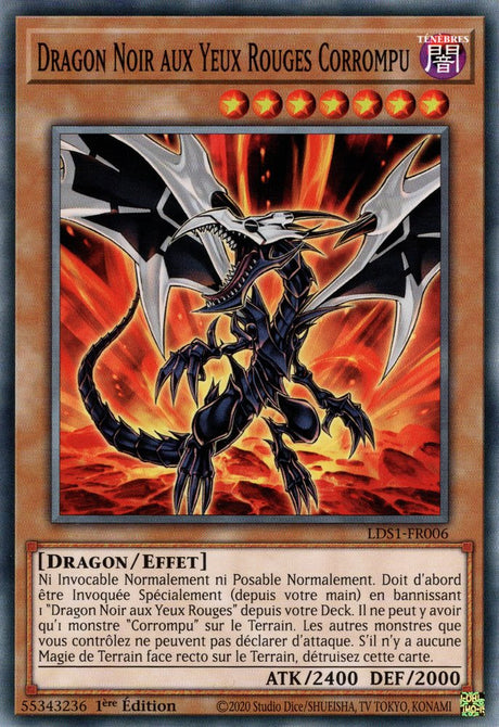 Dragon Noir aux Yeux Rouges Corrompu : LDS1-FR006 C