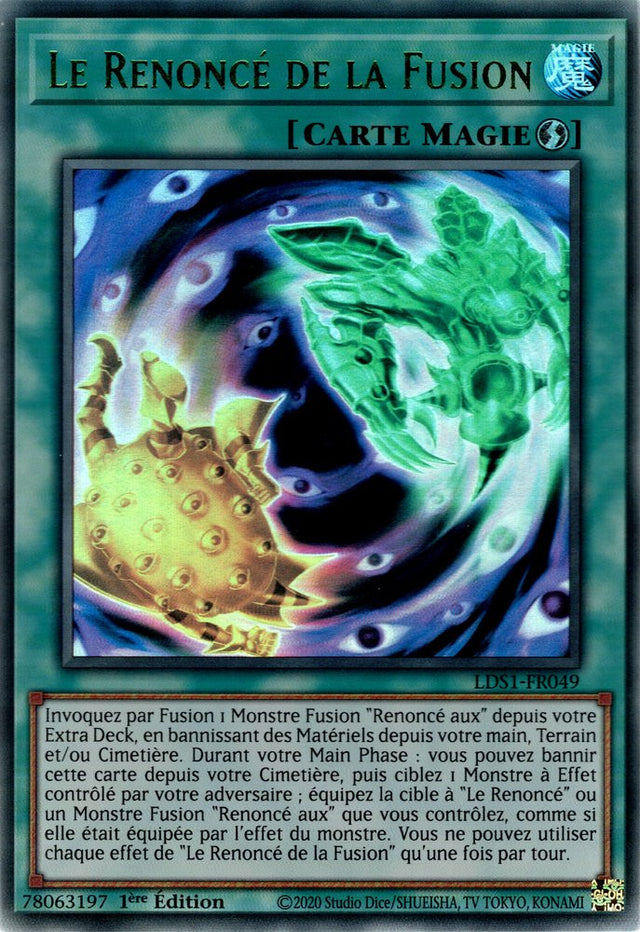 Le Renoncé de la Fusion : LDS1-FR049 UR (Vert)