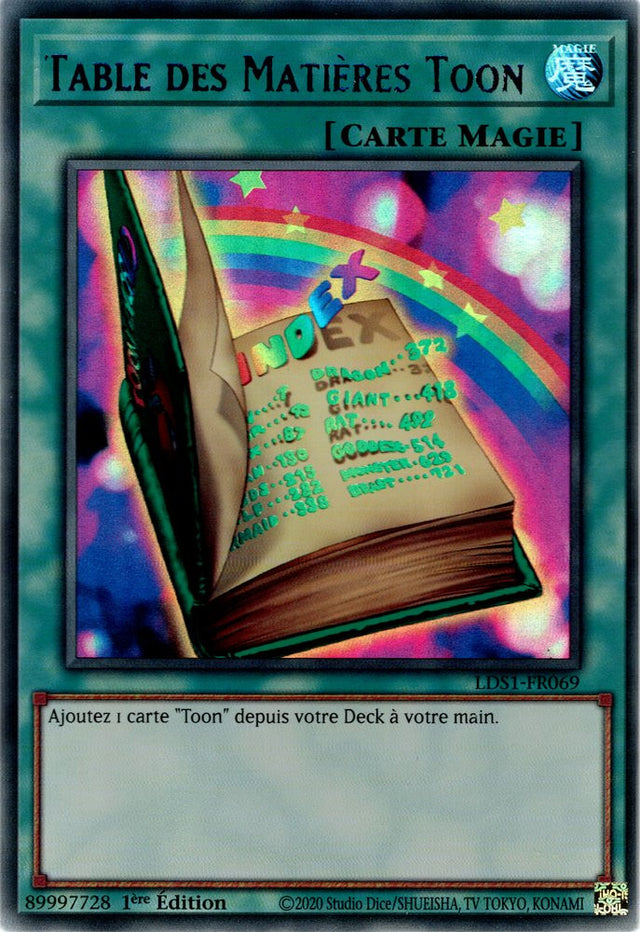 Table des Matières Toon : LDS1-FR069 UR (Bleu)