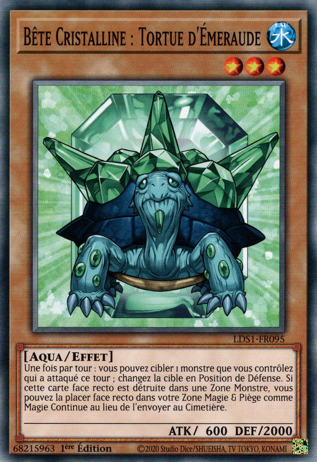 Bête Cristalline : Tortue d'Émeraude : LDS1-FR095 C
