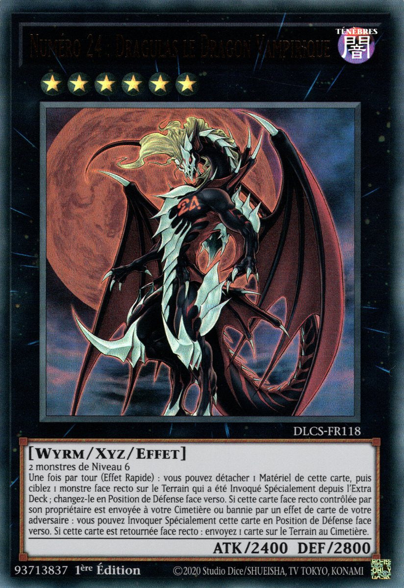 DLCS-FR118 Numéro 24 : Dragulas le Dragon Vampirique (Doré)