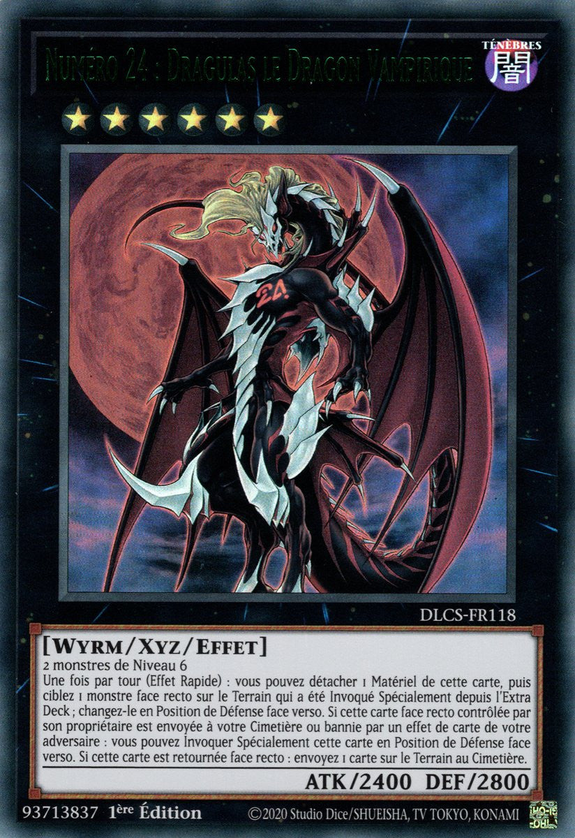 DLCS-FR118 Numéro 24 : Dragulas le Dragon Vampirique (Vert)