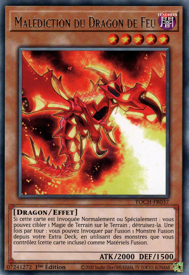 Malédiction du Dragon de Feu : TOCH-FR037 R